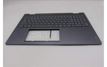 Lenovo 5CB1R68007 C-Cover with keyboard, Portuguese, Luna Grey, Puresight Logo, FingerPrint, UK