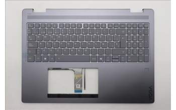 Lenovo 5CB1R68013 C-Cover with keyboard, Spanish, Luna Grey, Puresight Logo, FingerPrint, UK