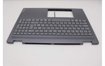 Lenovo 5CB1R68015 C-Cover with keyboard, Switzerland, Luna Grey, Puresight Logo, FingerPrint, UK