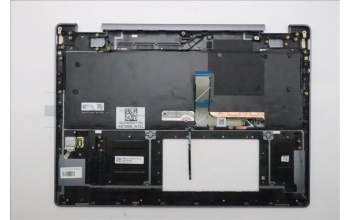 Lenovo 5CB1R68040 C-Cover with keyboard, French, Luna Grey, Non-Puresight Logo, FingerPrint, US