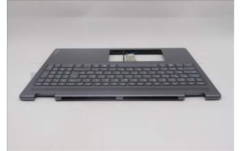 Lenovo 5CB1R68051 C-Cover with keyboard, Italian, Luna Grey, Puresight Logo, Non-FingerPrint, UK