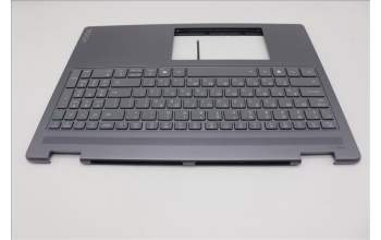 Lenovo 5CB1R68057 C-Cover with keyboard, Hebrew, Luna Grey, Puresight Logo, Non-FingerPrint, US