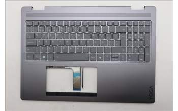 Lenovo 5CB1R68067 C-Cover with keyboard, Portuguese, Luna Grey, Puresight Logo, Non-FingerPrint, UK
