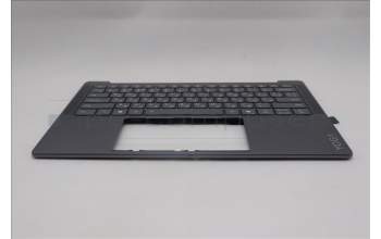 Lenovo 5CB1R68301 C-Cover with keyboard, Russian, Luna Grey, Puresight Logo, US