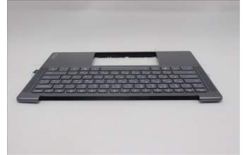 Lenovo 5CB1R68301 C-Cover with keyboard, Russian, Luna Grey, Puresight Logo, US