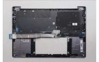 Lenovo 5CB1R68336 C-Cover with keyboard, Italian, Luna Grey, Non-Puresight Logo, UK
