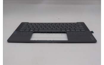 Lenovo 5CB1R68344 C-Cover with keyboard, German, Luna Grey, Non-Puresight Logo, UK
