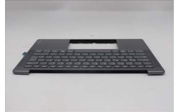 Lenovo 5CB1R68344 C-Cover with keyboard, German, Luna Grey, Non-Puresight Logo, UK