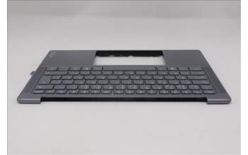 Lenovo 5CB1R68347 C-Cover with keyboard, Belgian, Luna Grey, Non-Puresight Logo, UK