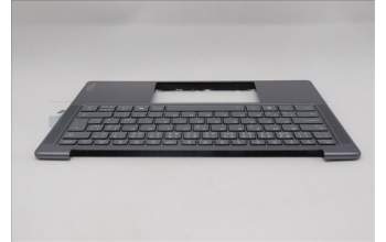 Lenovo 5CB1R68352 C-Cover with keyboard, Czech Slovakian, Luna Grey, Non-Puresight Logo, UK