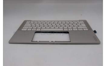 Lenovo 5CB1R68408 C-Cover with keyboard, Belgian, Seashell, Puresight Logo, UK