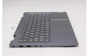 Lenovo 5CB1R71034 C-Cover with keyboard, UK English, Luna Grey, Backlight, UK