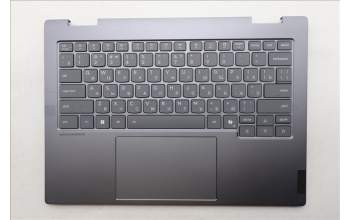 Lenovo 5CB1R71039 C-Cover with keyboard, Russian, Luna Grey, Backlight, US