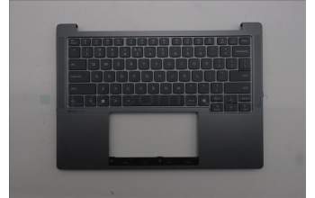 Lenovo 5CB1R71057 C-Cover with keyboard, US English Euro, Luna Grey, US