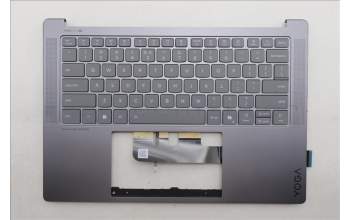 Lenovo 5CB1R71118 C-Cover with keyboard, US English Euro, Luna Grey, US
