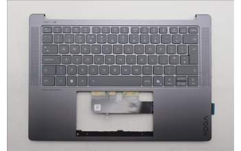 Lenovo 5CB1R71125 C-Cover with keyboard, UK English, Luna Grey, UK