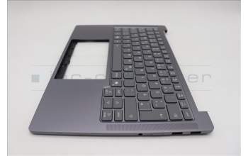 Lenovo 5CB1R71166 C-Cover with keyboard, German, Luna Grey, UK