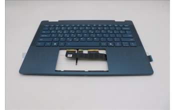 Lenovo 5CB1R71271 C-Cover with keyboard, Greek, Tidal Teal, Non-FingerPrint, Puresight Logo, US
