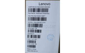 Lenovo 5CB1R71274 C-Cover with keyboard, Nordic, Tidal Teal, Non-FingerPrint, Puresight Logo, UK