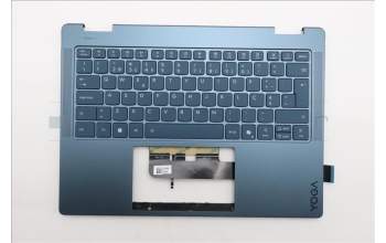 Lenovo 5CB1R71275 C-Cover with keyboard, Portuguese, Tidal Teal, Non-FingerPrint, Puresight Logo, UK
