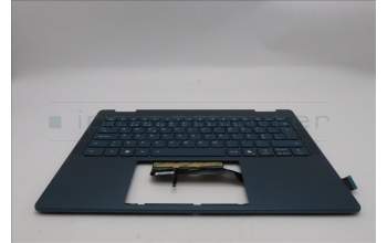 Lenovo 5CB1R71275 C-Cover with keyboard, Portuguese, Tidal Teal, Non-FingerPrint, Puresight Logo, UK