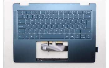 Lenovo 5CB1R71277 C-Cover with keyboard, Slovenian, Tidal Teal, Non-FingerPrint, Puresight Logo, UK