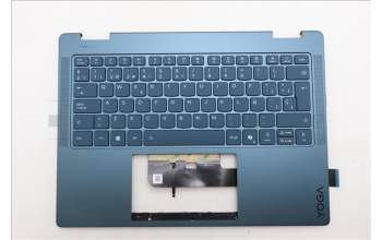 Lenovo 5CB1R71278 C-Cover with keyboard, Spanish, Tidal Teal, Non-FingerPrint, Puresight Logo, UK