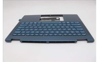 Lenovo 5CB1R71285 C-Cover with keyboard, English, Tidal Teal, Non-FingerPrint, Puresight Logo, US