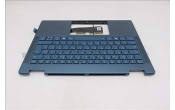 Lenovo 5CB1R71291 C-Cover with keyboard, French, Tidal Teal, Non-FingerPrint, Puresight Logo, US