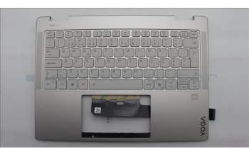 Lenovo 5CB1R71326 C-Cover with keyboard, Portuguese, Seashell, FingerPrint, Puresight Logo, UK