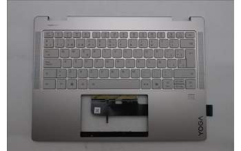 Lenovo 5CB1R71329 C-Cover with keyboard, Spanish, Seashell, FingerPrint, Puresight Logo, UK