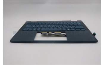 Lenovo 5CB1R71381 C-Cover with keyboard, Hebrew, Tidal Teal, Non-FingerPrint, Non-Puresight Logo, US
