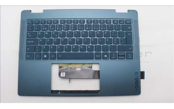 Lenovo 5CB1R71386 C-Cover with keyboard, Portuguese, Tidal Teal, Non-FingerPrint, Non-Puresight Logo, UK