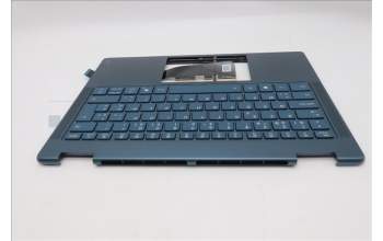 Lenovo 5CB1R71400 C-Cover with keyboard, Belgian, Tidal Teal, Non-FingerPrint, Non-Puresight Logo, UK