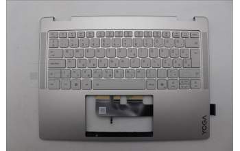 Lenovo 5CB1R83545 C-Cover with keyboard, Hungarian, Seashell, Non_FingerPrint, Non_Puresight Logo