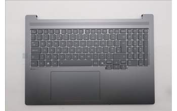 Lenovo 5CB1R91607 C-Cover with keyboard, UK English, Luna Grey, DIS, UK