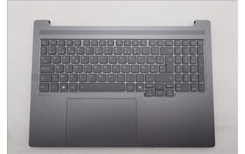 Lenovo 5CB1R91610 C-Cover with keyboard, Belgian, Luna Grey, UMA, UK