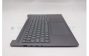 Lenovo 5CB1R91615 C-Cover with keyboard, US English Euro, Luna Grey, UMA, US