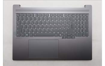 Lenovo 5CB1R91624 C-Cover with keyboard, Italian, Luna Grey, UMA, UK