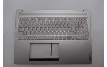 Lenovo 5CB1R98429 C-Cover with keyboard, German, Seashell, FingerPrint, Puresight Logo, UK