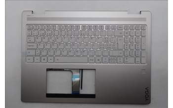 Lenovo 5CB1R98443 C-Cover with keyboard, Switzerland, Seashell, FingerPrint, Puresight Logo, UK