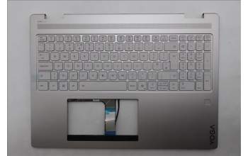 Lenovo 5CB1R99719 C-Cover with keyboard, UK English, Seashell, FingerPrint, Puresight Logo, UK