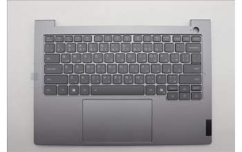 Lenovo 5CB1R99869 C-Cover with keyboard, Arabic, Arctic Grey, Backlight, H-series, US