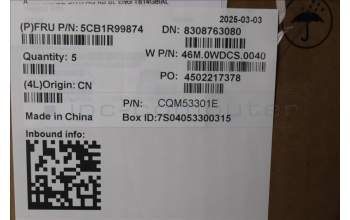 Lenovo 5CB1R99874 C-Cover with keyboard, English, Arctic Grey, Backlight, H-series, US