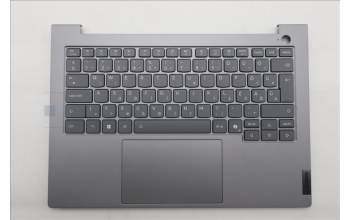 Lenovo 5CB1R99880 C-Cover with keyboard, Hungarian, Arctic Grey, Backlight, H-series, UK