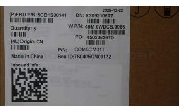 Lenovo 5CB1S00141 C-Cover with keyboard, Swedish/Finnish, Arctic Grey, Backlight, H-series, UK