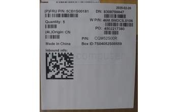 Lenovo 5CB1S00181 C-Cover with keyboard, English, Arctic Grey, Backlight, U-series, US