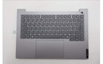 Lenovo 5CB1S00188 C-Abdeckung mit Tastatur, Italienisch, arktisgrau, Hintergrundbeleuchtung, U-Serie