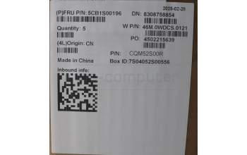 Lenovo 5CB1S00196 C-Abdeckung mit Tastatur, Slowenisch, arktisgrau, Hintergrundbeleuchtung, U-Serie