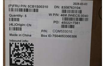 Lenovo 5CB1S00310 C-Cover with keyboard, English, Arctic Grey, Backlight, H-series, US